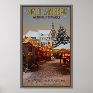 Affiche Amberg Weihnachtsmarkt