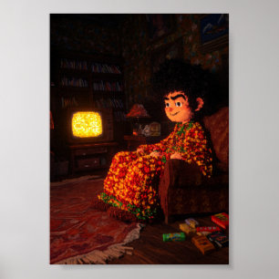 Affiche Ambiance de jeu vidéo 8 bits rétro cosy Art pixe