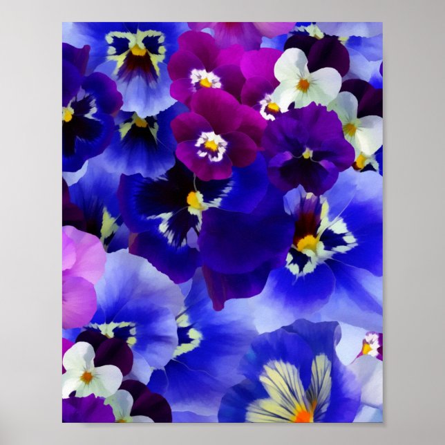 Affiche Ambiance florale (Devant)