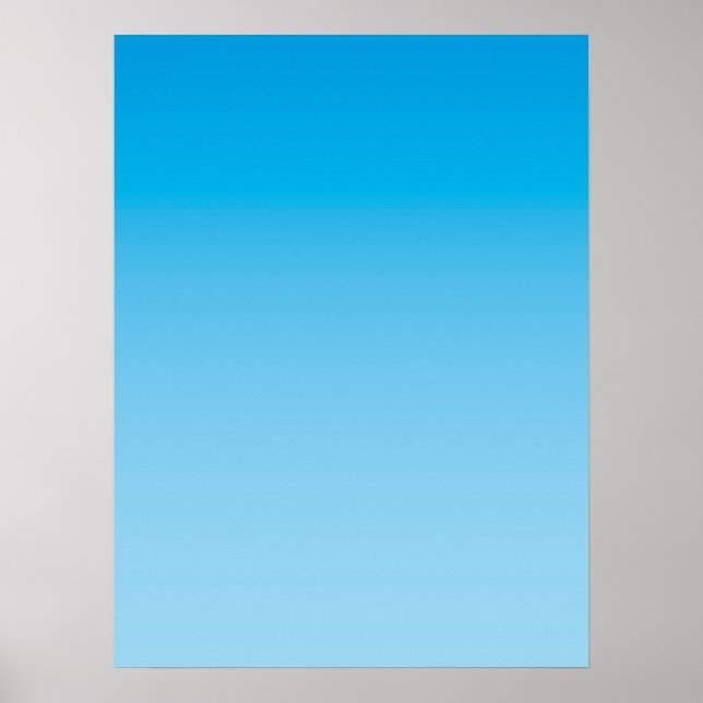 Affiche AMBIANCE HIVERNALE – Bleu de Glace | clair à profo (Devant)