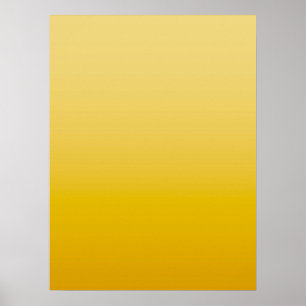 Affiche AMBIANCE PRINTEMPS – Jaune doux profond à clair
