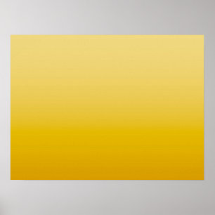 Affiche AMBIANCE PRINTEMPS – Jaune doux profond à clair