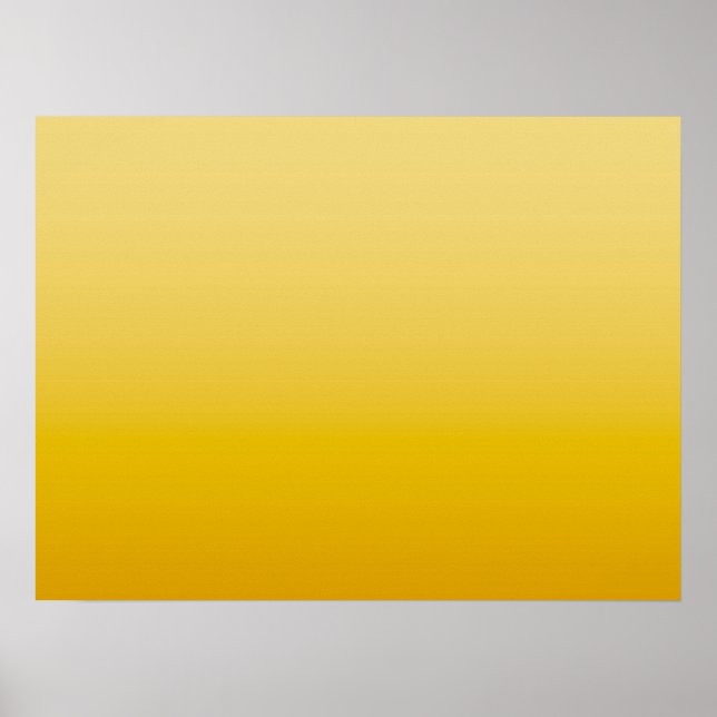 Affiche AMBIANCE PRINTEMPS – Jaune doux | profond à clair  (Devant)