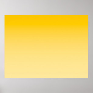 Affiche AMBIANCE PRINTEMPS – Jaune Pastel   clair à profon