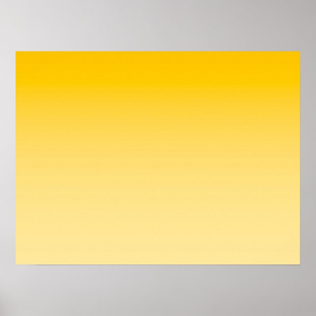 Affiche AMBIANCE PRINTEMPS – Jaune Pastel | clair à profon (Devant)