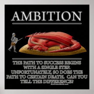 Affiche Ambition Imaginaire (de)Motivateur