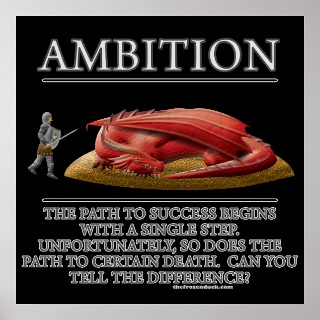 Affiche Ambition Imaginaire (de)Motivateur (Devant)