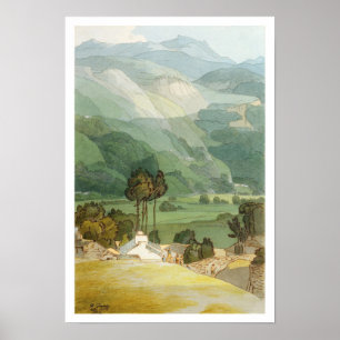 Affiche Ambleside, 1786 (avec stylo et encre sur graphit)