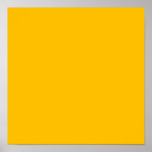 Affiche Ambre (couleur unie)