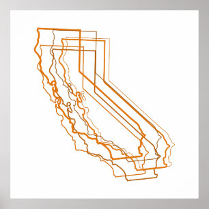 Affiche ambre de californie