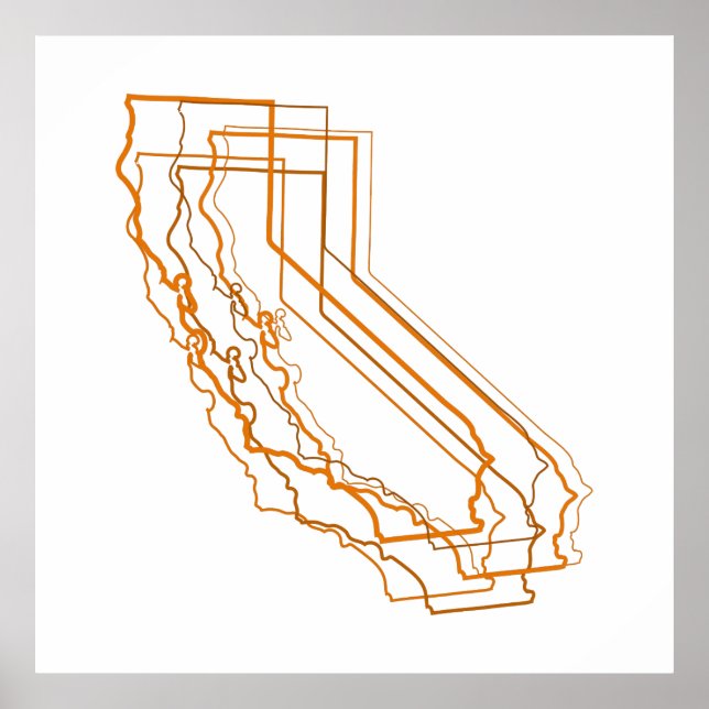 Affiche ambre de californie (Devant)