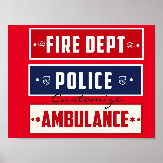 Affiche Ambulance de police des incendies Thunder_Cove (Devant)