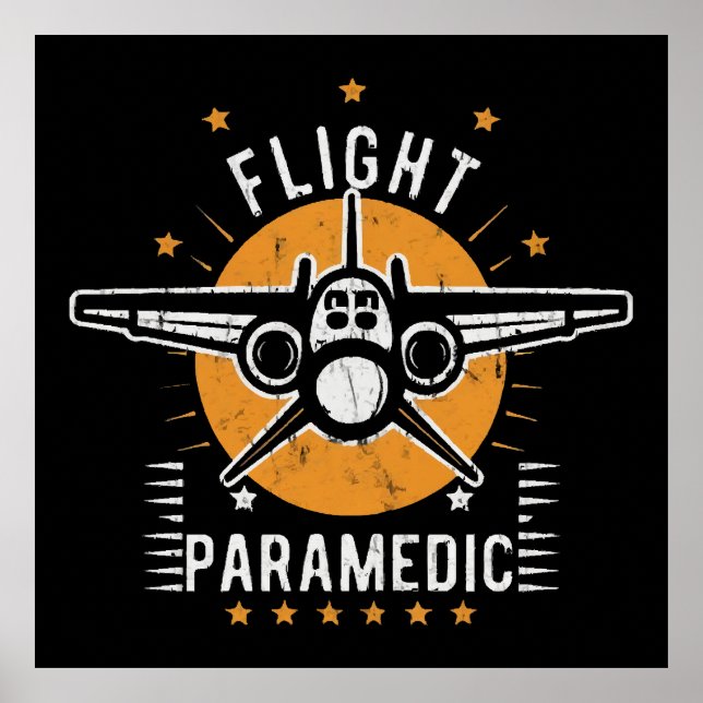 Affiche ambulancier aérien (Devant)