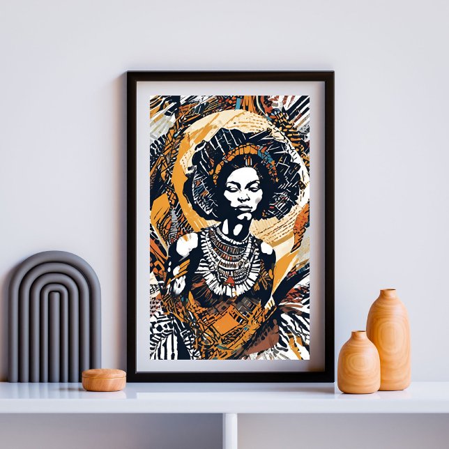 Affiche Âme Dorée de l'Afrique (Créateur téléchargé)