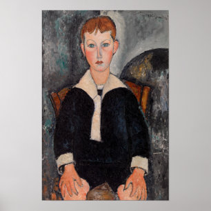 Affiche Amedeo Modigliani - Garçon en costume de marin