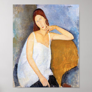 Affiche Amedeo Modigliani - Jeanne Hebuterne