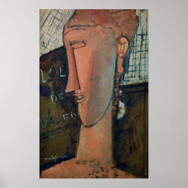 Affiche Amedeo Modigliani - Lola de Valence (Devant)