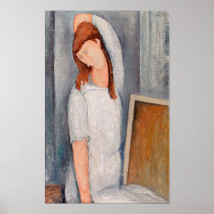 Affiche Amedeo Modigliani - Portrait Jeanne Hebuterne #1
