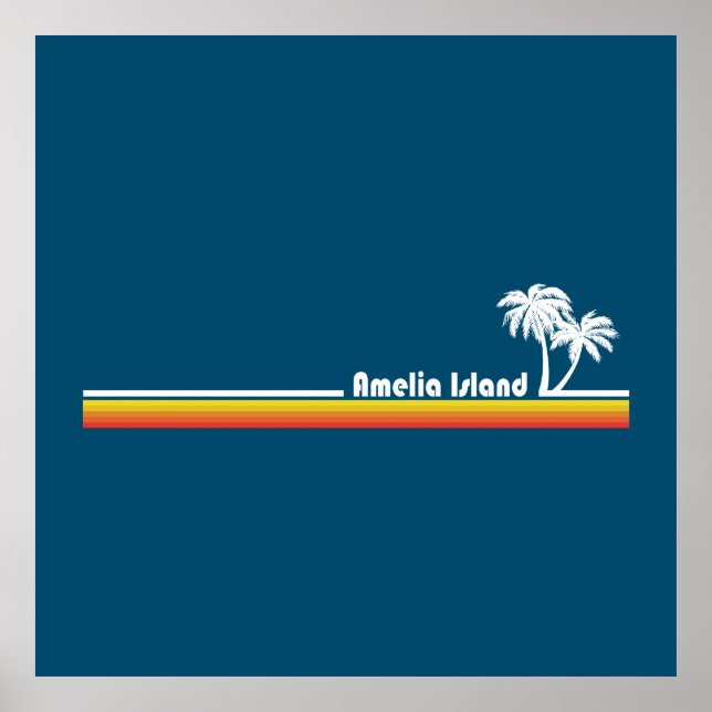 Affiche Amelia Island Floride (Devant)