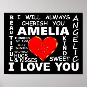 Affiche Amelia Je T'Aime