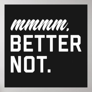 Affiche Améliorez la citation non drôle