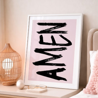 Affiche Amen Modern Brush 