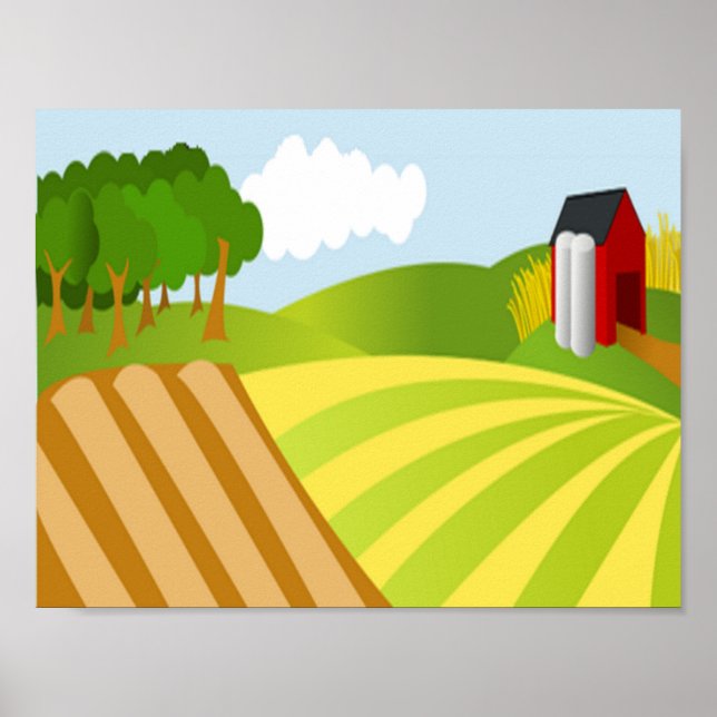 Affiche aménagement agricole (Devant)