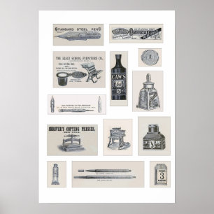 Affiche America Stationer 1881