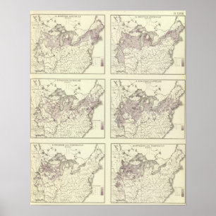 Affiche Américain britannique, anglais, Gallois, suédois