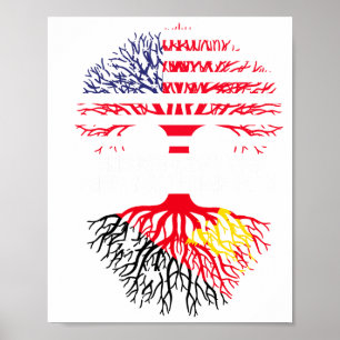 Affiche Américain cultivé avec des racines papoues-néo-gui