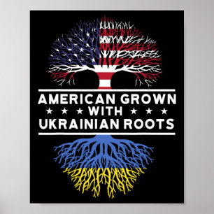 Affiche Américain cultivé avec des racines ukrainiennes -