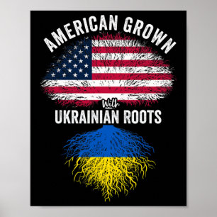 Affiche Américain cultivé avec des racines ukrainiennes Ét