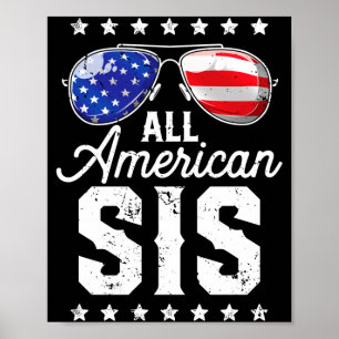 Affiche Américain sœur 4 juillet famille appariement