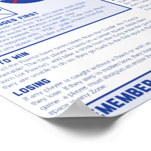 Affiche Américain vrai : Les règles potables épiques de