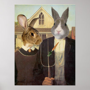 AFFICHE AMÉRICAINE DE LAPIN