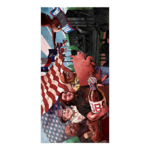 Affiche américaine de propagande de BBQ (aucune