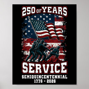 Affiche American 250th Anniversary Celebration 250 Years U
