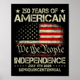 Affiche American 250th Anniversary Celebration 250 Years U