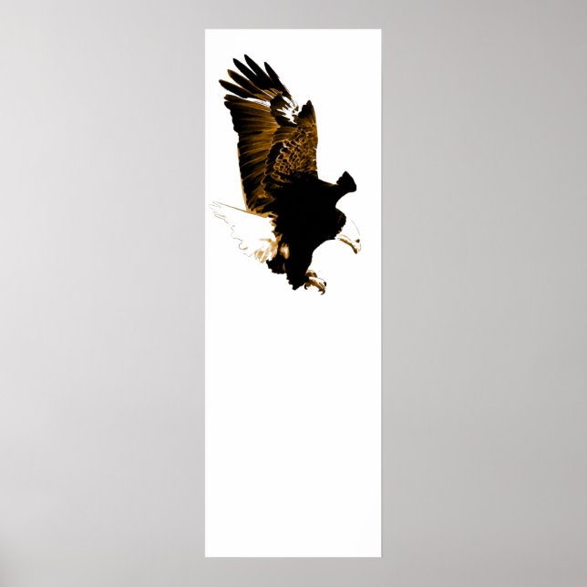 Affiche American Bald Eagle Landing (Devant)
