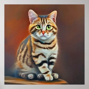 Affiche American Bobtail Cat