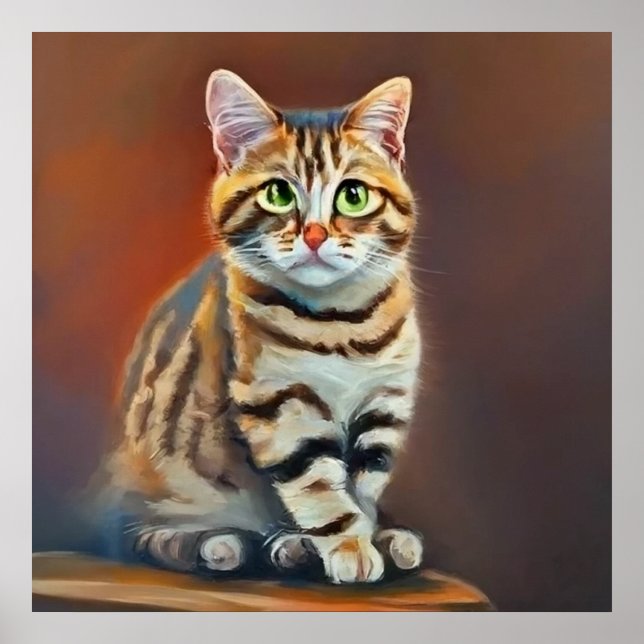 Affiche American Bobtail Cat (Devant)