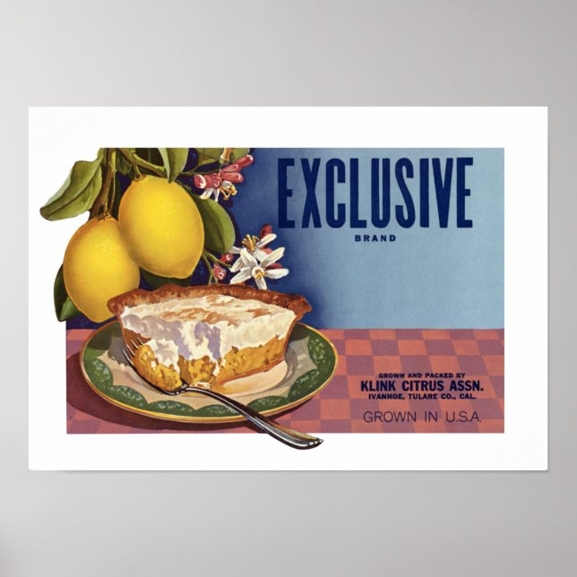 Affiche American Citrus Vintage ADV (Devant)