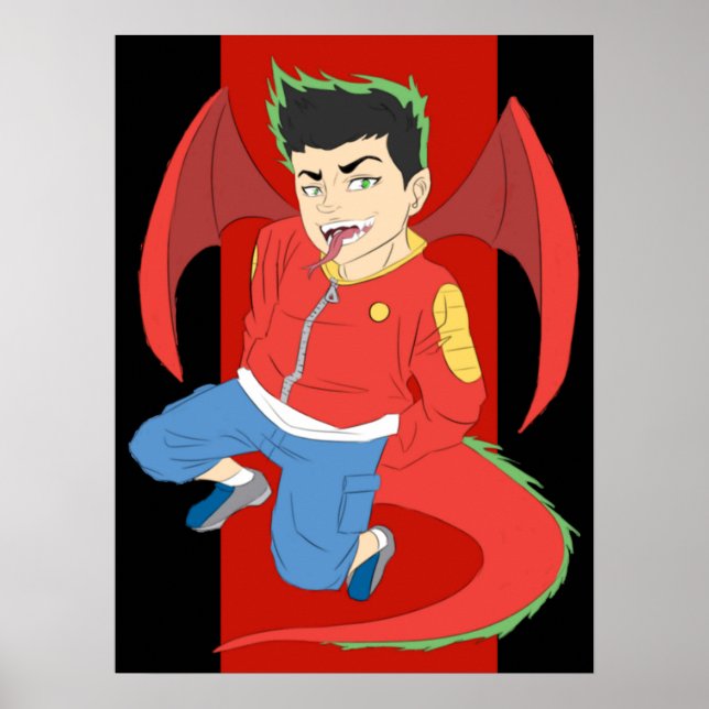 Affiche American Dragon  Jake Long (Devant)