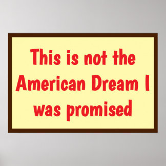 Affiche American Dream Promised