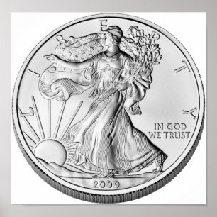 Affiche American Eagle Silver Bullion Coin