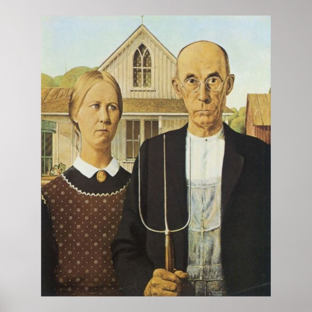 Affiche American Gothic (Devant)