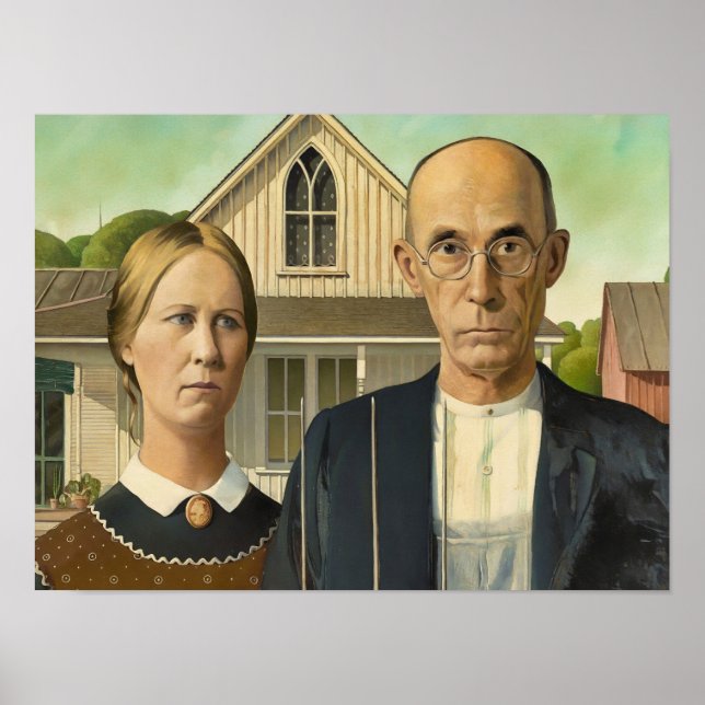 Affiche American Gothic (Devant)