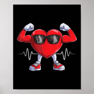 Affiche American Heart Disease Awareness Heart Mois Heart