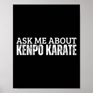 Affiche American Kenpo Coach Posez-Moi Des Questions Sur K