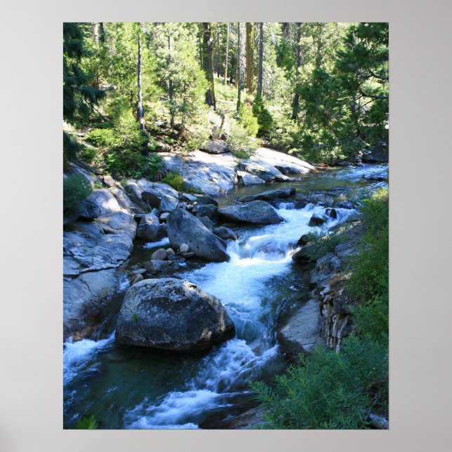 Affiche American River, Montagnes, Portrait (Devant)
